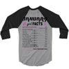 January Girl Facts Capricorn 3/4 Sleeve Shirt