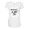 gilmore girls night Maternity Scoop Neck T-shirt