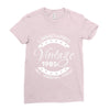 legendary vintage 1985 Ladies Fitted T-Shirt