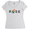 Rose Women's Triblend Scoop T-shirt