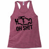 oh sh!t Racerback Tank