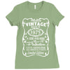 vintage made in 1975 Ladies Fitted T-Shirt