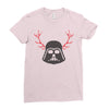 darth vader reindeer Ladies Fitted T-Shirt