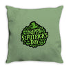 happy st. patrick's day Throw Pillow