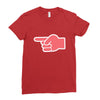 look late Ladies Fitted T-Shirt
