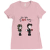 you stole my heart 3 Ladies Fitted T-Shirt