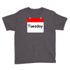 title of day of the week tuesday day of the week Youth Tee
