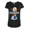 frozen Maternity Scoop Neck T-shirt
