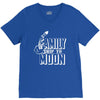 Family Trip To Moon V-Neck Tee