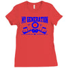 sixties homage Ladies Fitted T-Shirt