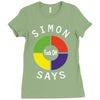 simon says funny Ladies Fitted T-Shirt