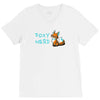 foxy nerd V-Neck Tee