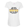 You Guys Want to Get Rufus Back, or What Maternity Scoop Neck T-shirt