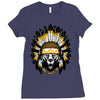 native american chief bear Ladies Fitted T-Shirt