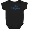 fish whisperer funny Baby Bodysuit