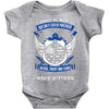 navy veteran 2 Baby Onesie