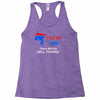trump 2016 there will be hell toupee Racerback Tank