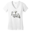 walking undodead Women's V-Neck T-Shirt
