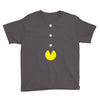 funny 80s pacman 'eating buttons' Youth Tee