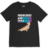 frenchies and yoga V-Neck Tee