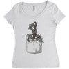 pocket koala bears Women's Triblend Scoop T-shirt