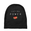 latina power with cute heart Baby Beanies
