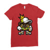 hop hop bear Ladies Fitted T-Shirt