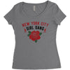 New York City Girl Gang Women's Triblend Scoop T-shirt