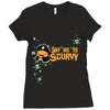 say no to scurvy Ladies Fitted T-Shirt
