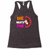 She Wants The D - Dunkin Donuts Racerback Tank