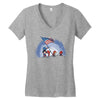 raising the flag Women's V-Neck T-Shirt