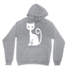 white cat funny Unisex Hoodie