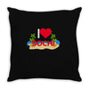 i love sochi Throw Pillow