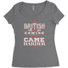 we came harder Women's Triblend Scoop T-shirt