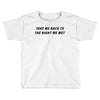 Take Me Back To The Night We Met Toddler T-shirt