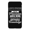 logistic operator manager we do precision guess work based on unreliab iPhoneX