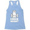 gym cat workout Racerback Tank