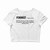Feminist Noun Crop Top