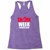 shark week enough Racerback Tank