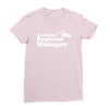assistant (to the) regional manager Ladies Fitted T-Shirt