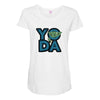 Yoda Maternity Scoop Neck T-shirt