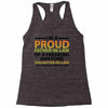 i'm a proud father in law Racerback Tank