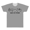 space are friends black All Over Men's T-shirt