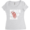 Never Sleep Again Women's Triblend Scoop T-shirt