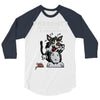 anxious cat 3/4 Sleeve Shirt