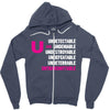 U=U Undetectable = Untransmittable Zipper Hoodie