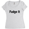 fudge it Women's Triblend Scoop T-shirt