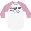 charlie bit me t shirt 2xl funny youtube nerdy geeky awesome humor coo 3/4 Sleeve Shirt
