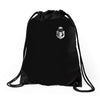 pocket dark link Drawstring Bags