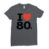 i love 80's Ladies Fitted T-Shirt